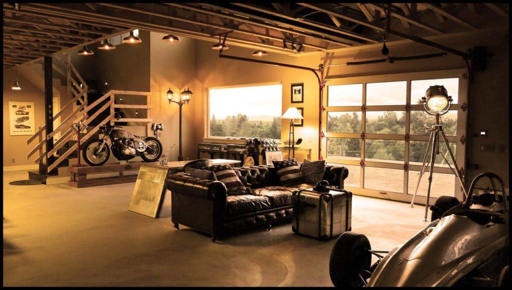 garage to living room
