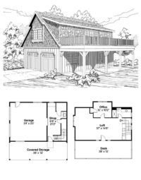 2 Car Garage Space and Plan - Garage Sanctum